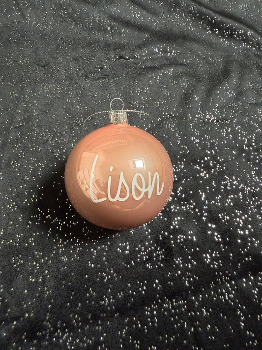 Boule de Noël Prénom