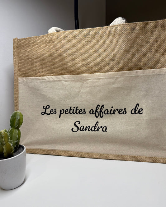Sac Cabas "Les petites affaires de" - LCT Custom