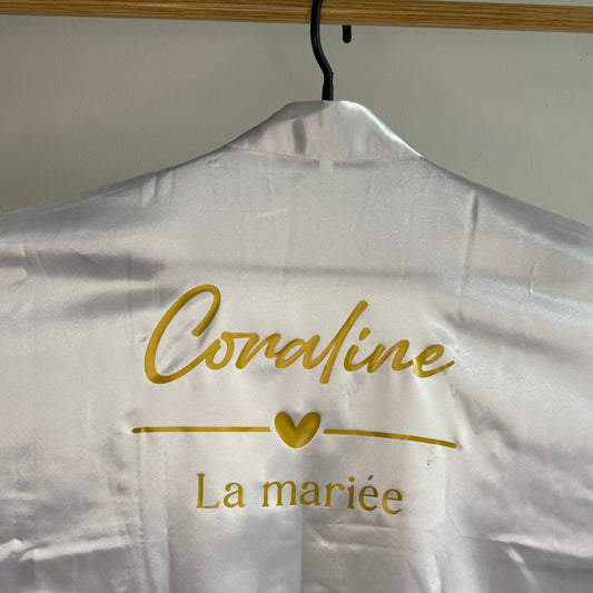 Peignoir Mariage